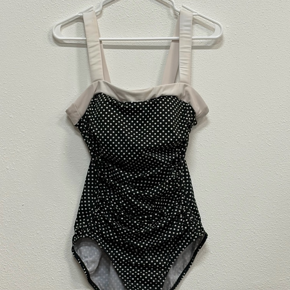 Polka Dot one piece bathing suit